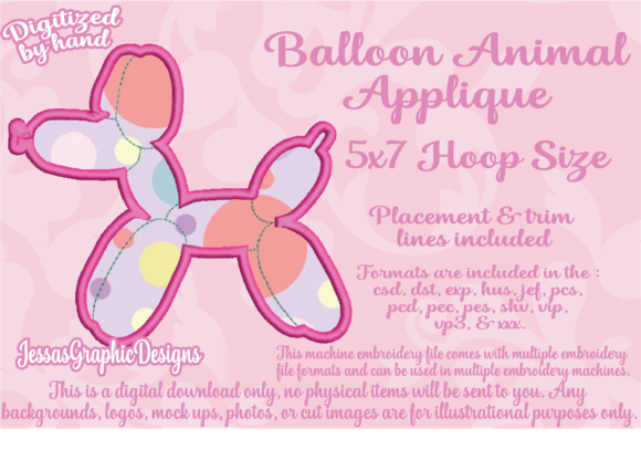 Balloon Animal Applique: A Designer’s Review