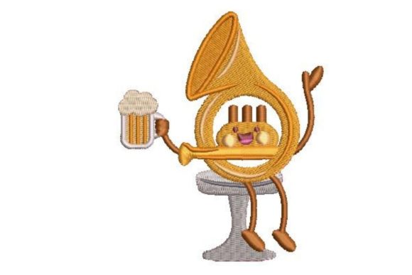 Beer French Horn: A Festive Embroidery Review