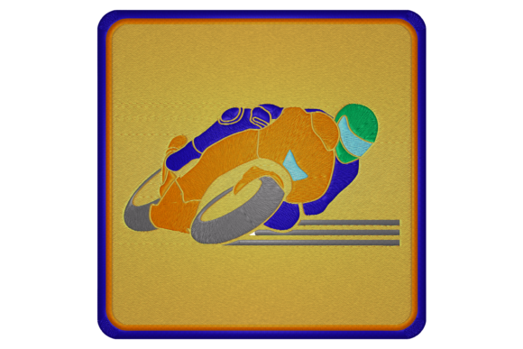 Racing Bike Embroidery Review for Boutique Apparel