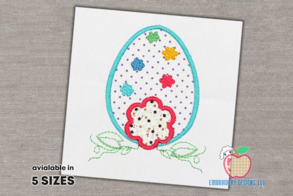 Review: Floral Design on Easter Egg for Apparel