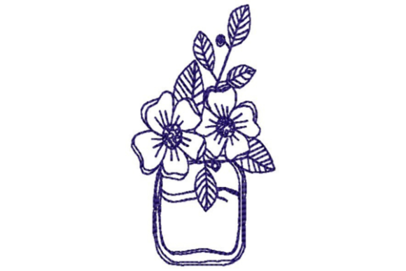 Reviewing Outlined Flowers for Real Embroidery Projects