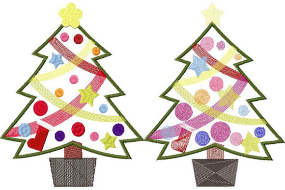 Reviewing the Christmas Tree Applique Set