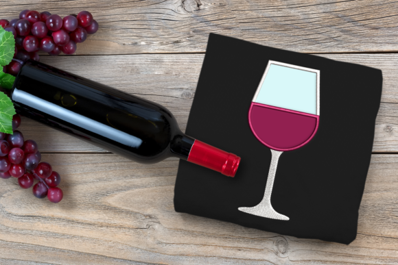 Wine Glass Applique: A Designer’s Craft Fair Review
